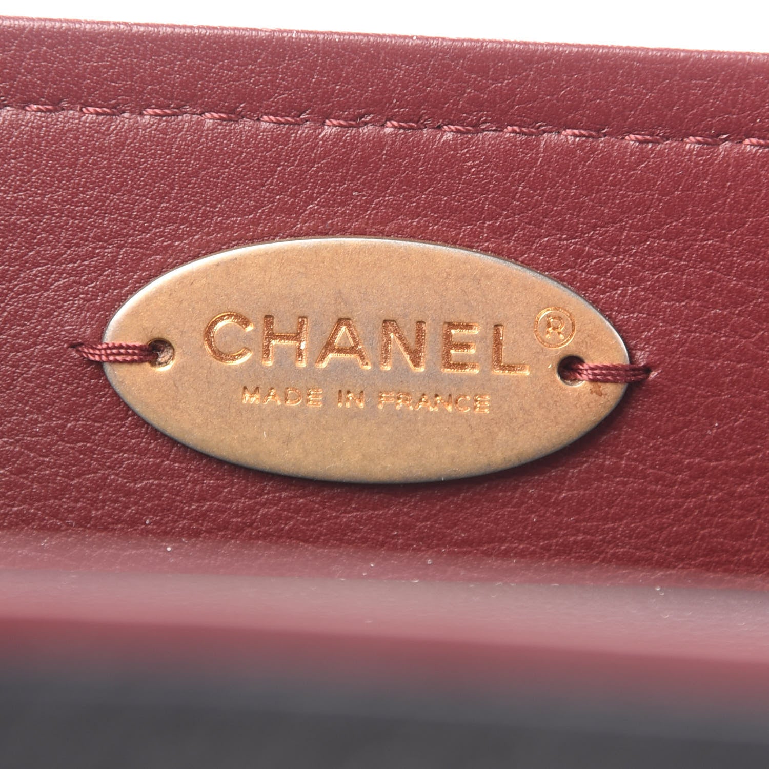 Chanel Bullskin Stitched Bi-Color Medium Shopping Tote Black 5 of 8