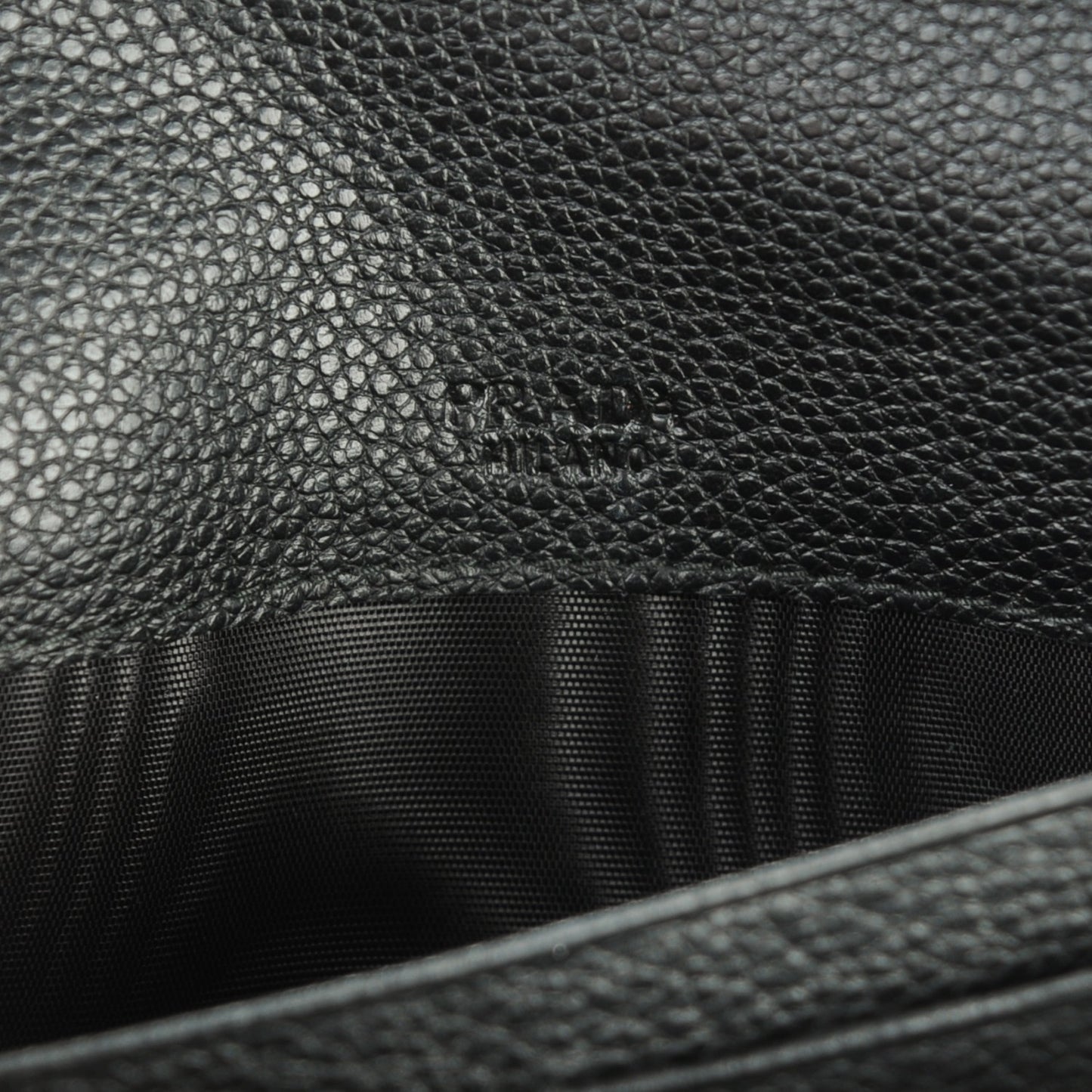 Vitello Phenix Continental Flap Wallet Nero Black