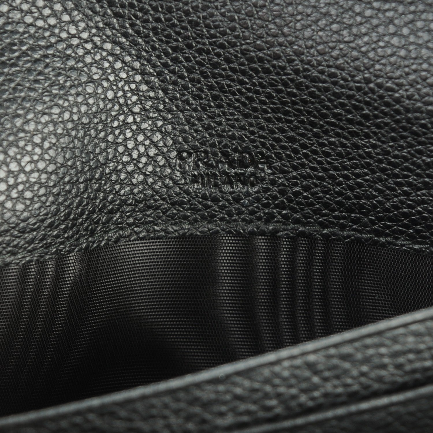 Prada Vitello Phenix Continental Flap Wallet Nero Black 7 of 9