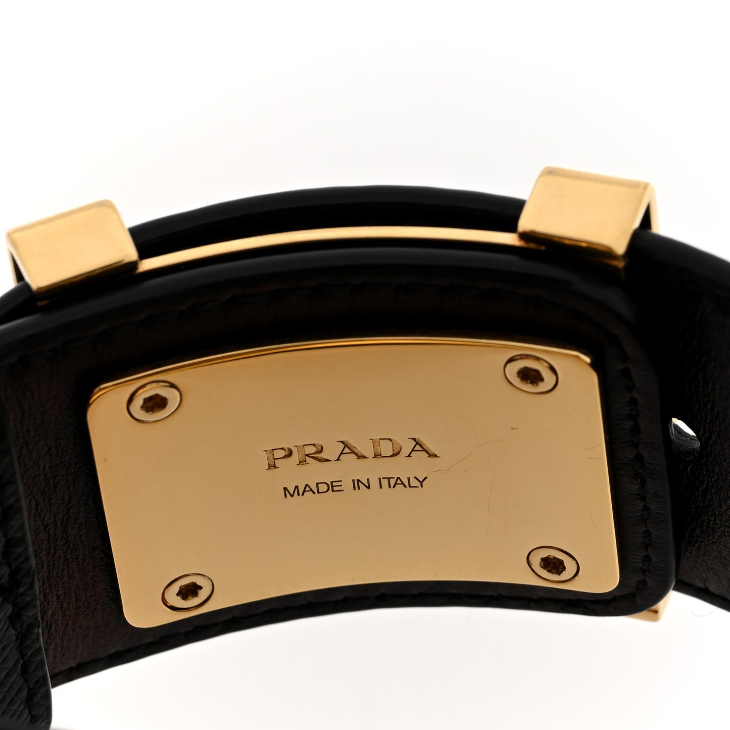 Saffiano Metal Wrist Case M Gold
