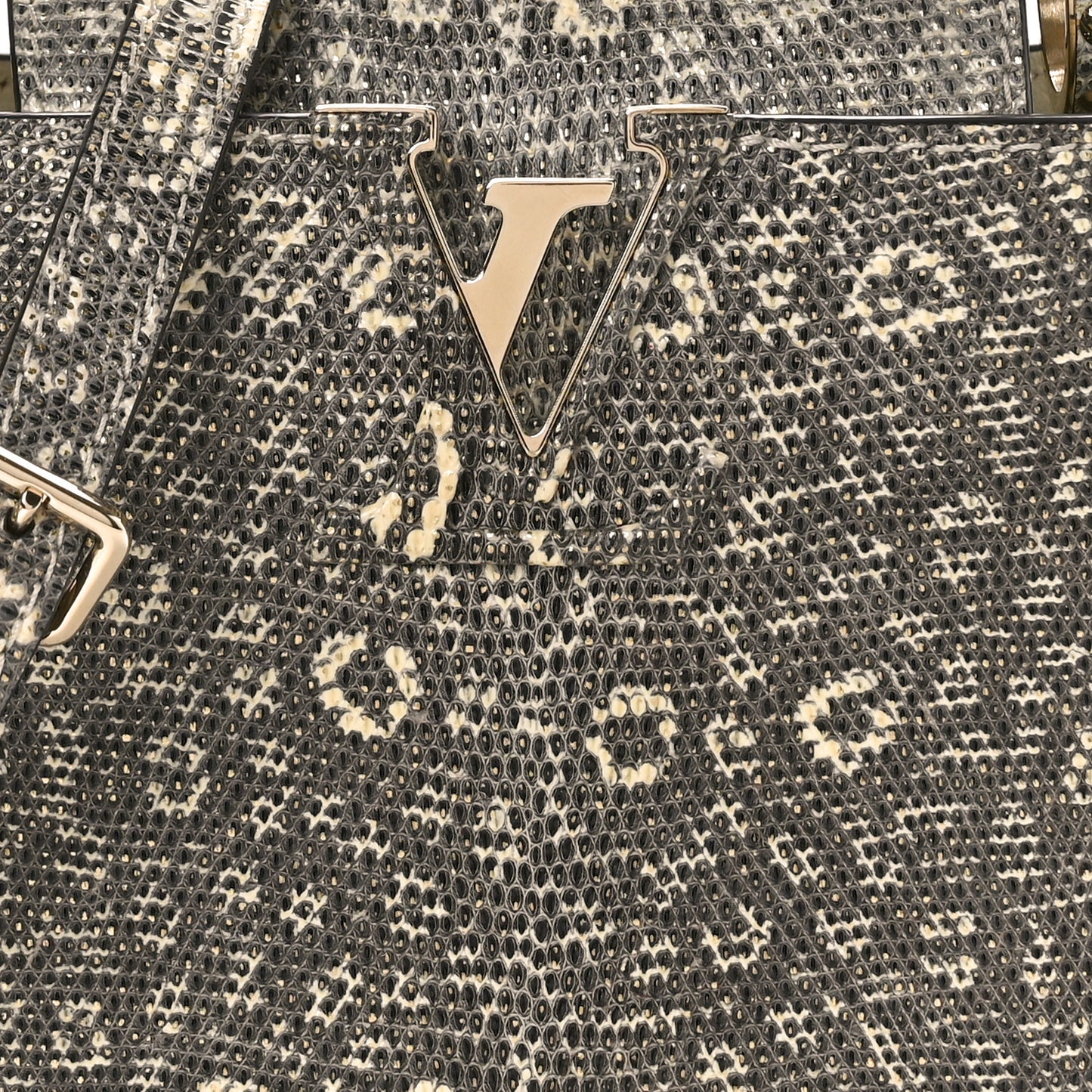 Lizard Capucines Mini Argento