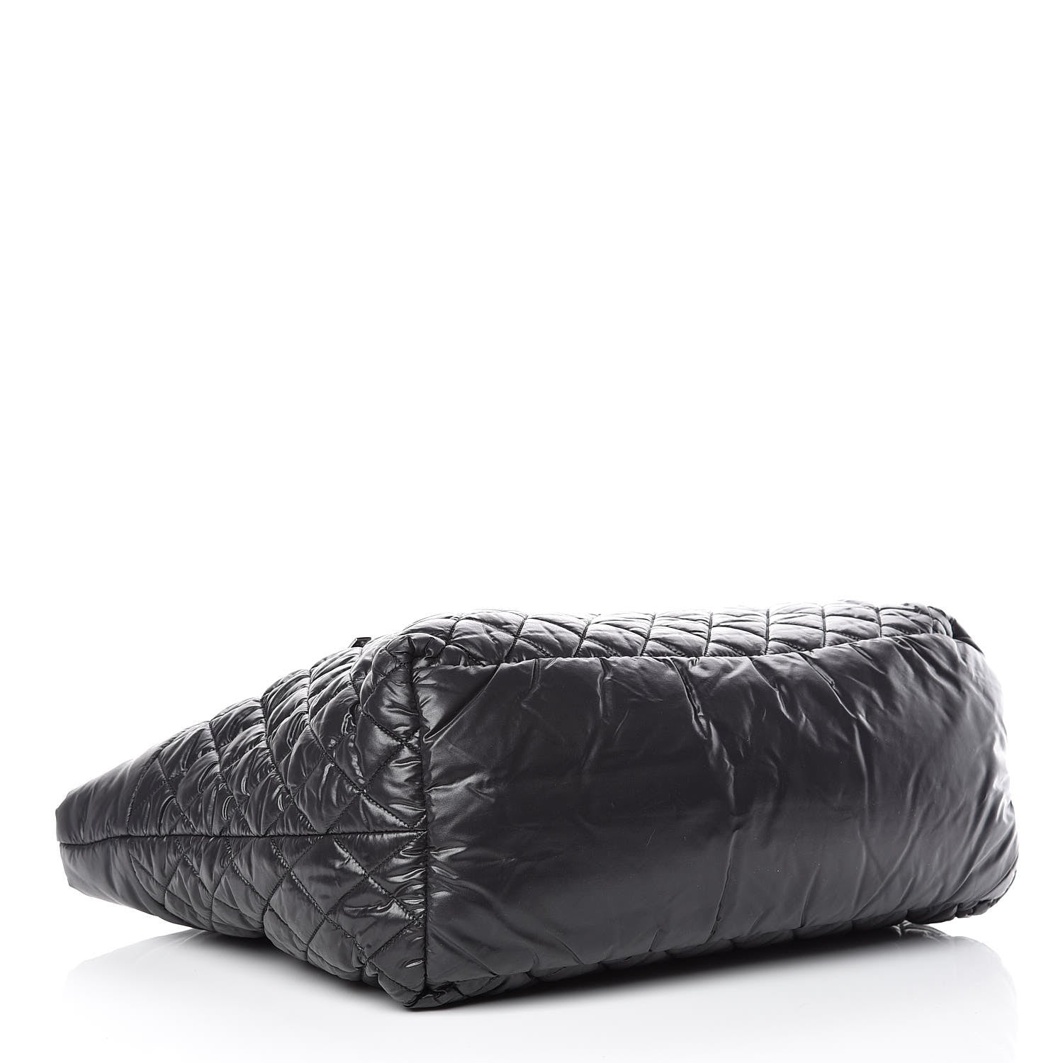 Chanel Nylon Quilted Large Coco Cocoon Tote Black 4 of 9