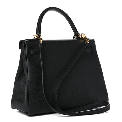 Hermes Togo Kelly Retourne 28 Black 3 of 10