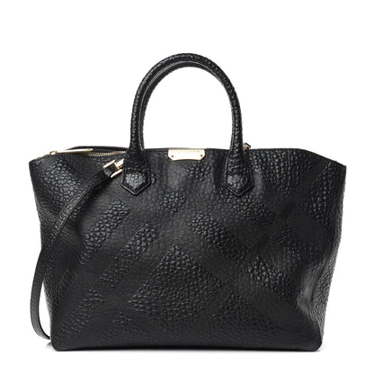 Burberry Heritage Grain Medium Dewsbury Tote Black 1 of 9