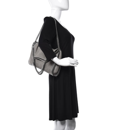 Stella McCartney Shaggy Deer Falabella Fold Over Tote Grey 2 of 12