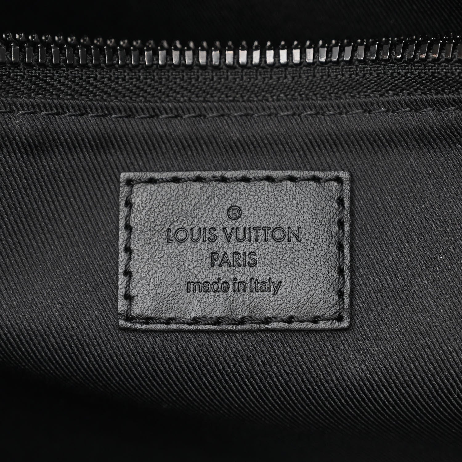 Louis Vuitton Monogram Eclipse Saumur Tote Black 6 of 9