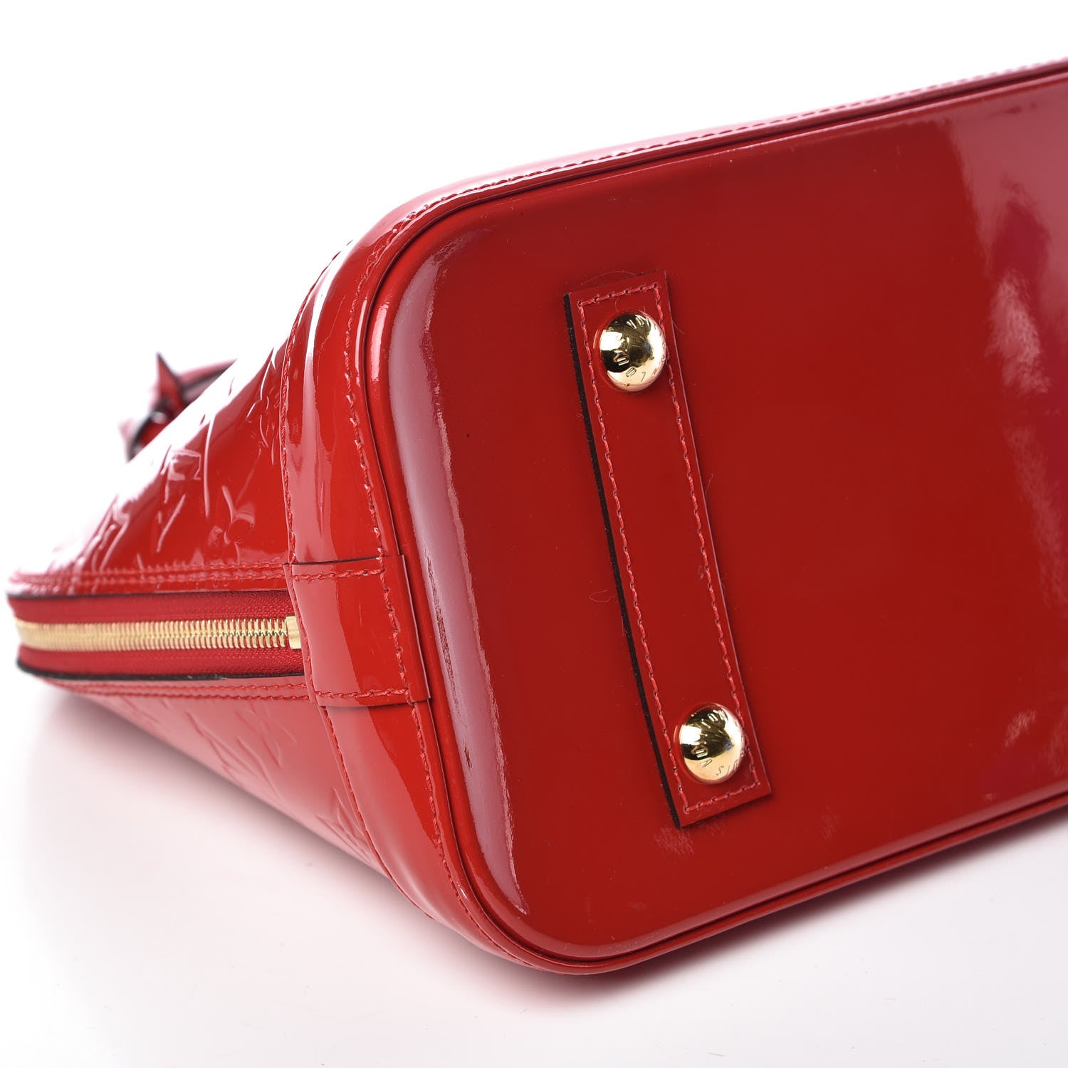 Louis Vuitton Vernis Alma PM Cherry 9 of 10