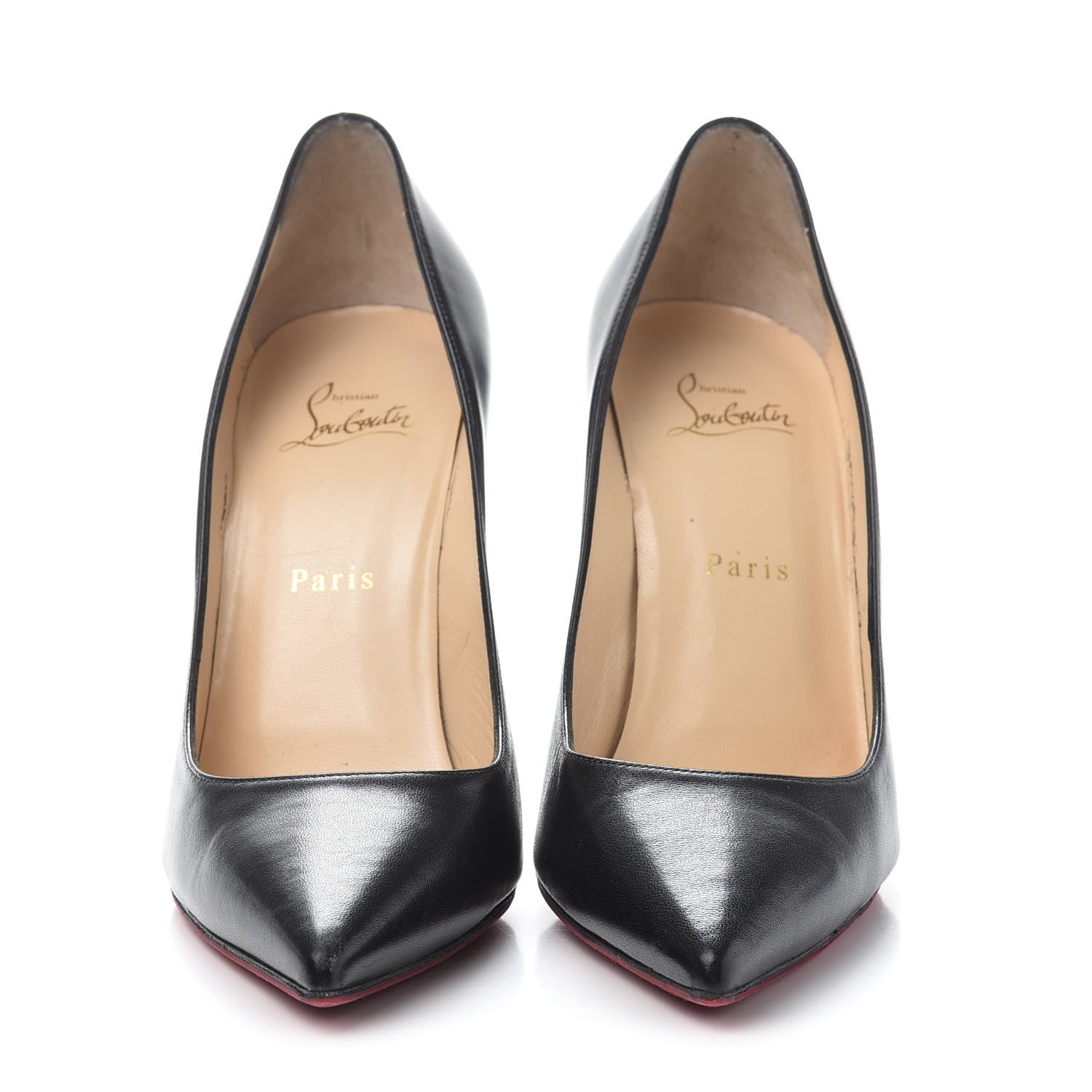 Christian Louboutin Kid Decollete 554 100 Pumps 40 Black 2 of 9