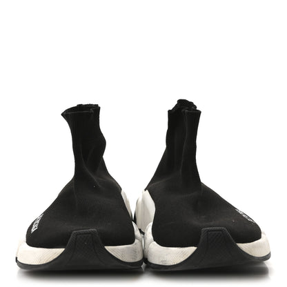Balenciaga Technical 3D Recycled Knit Bi-Color Sole Womens Speed 2.0 Sneakers 35 Black White 5 of 16