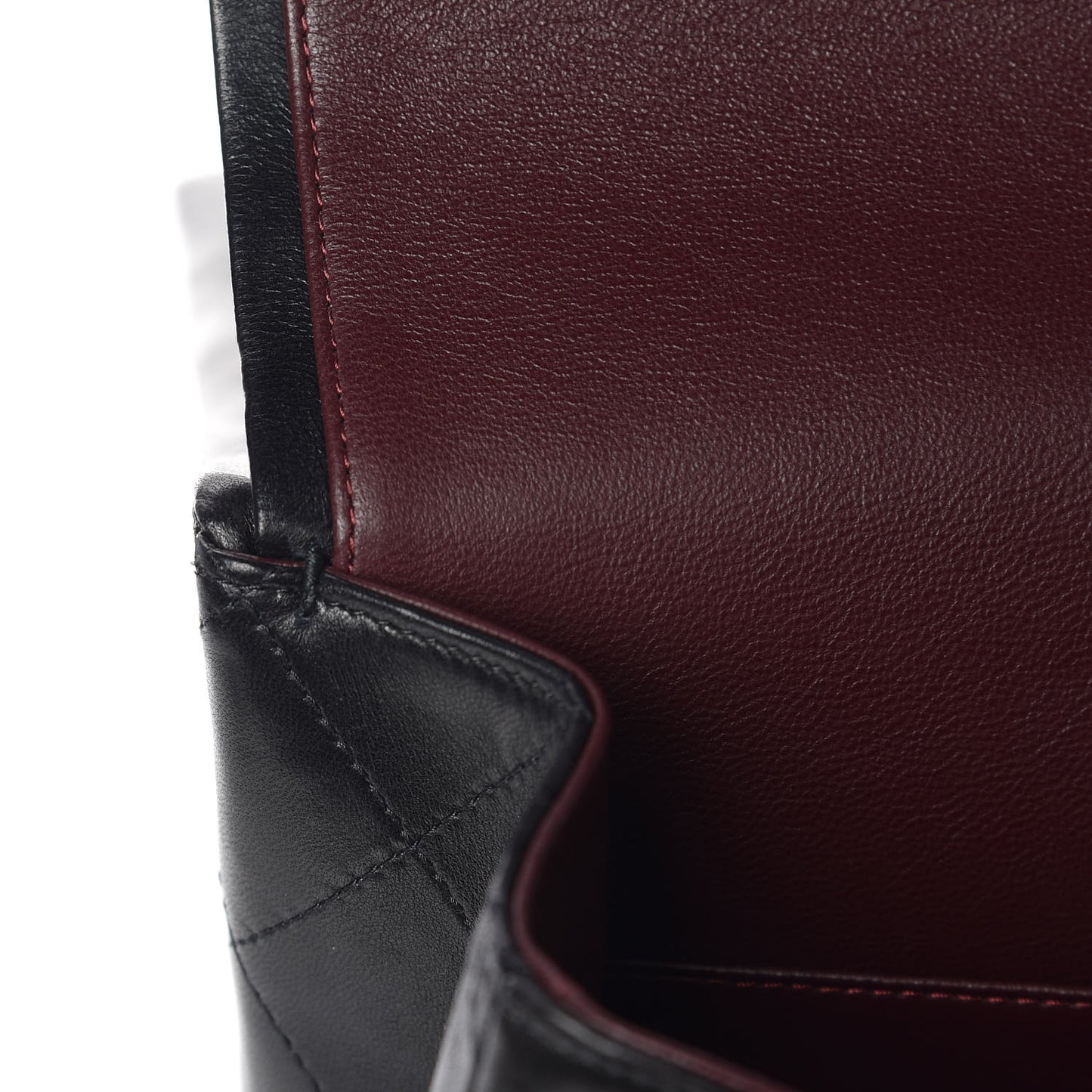 Lambskin Quilted Maxi Double Flap Black