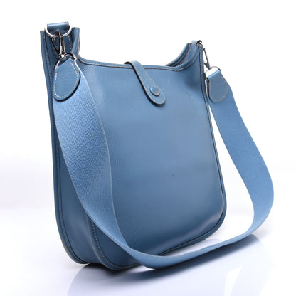 Hermes Epsom Evelyne PM Blue Jean 3 of 12