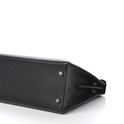Hermes Epsom Kelly Sellier 32 Black 9 of 12