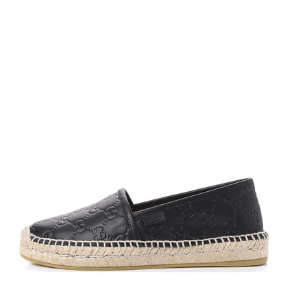Gucci Guccissima Signature Espadrilles 35 Black 1 of 11