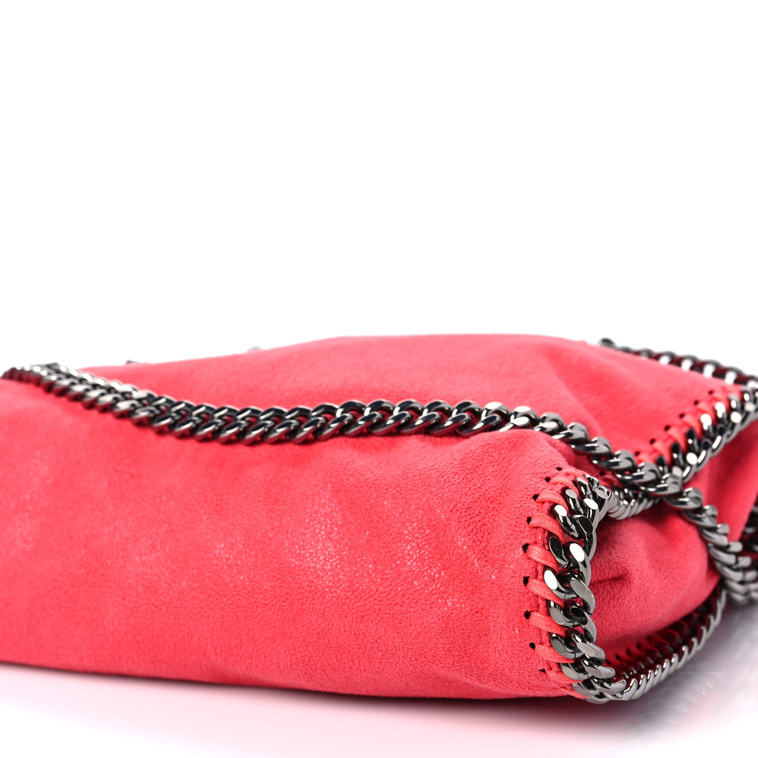 Stella McCartney Shaggy Deer Falabella Fold Over Tote Flame 8 of 9