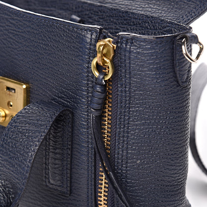 3.1 Phillip Lim 3.1 Textured Calfskin Mini Pashli Satchel Ink 15 of 16