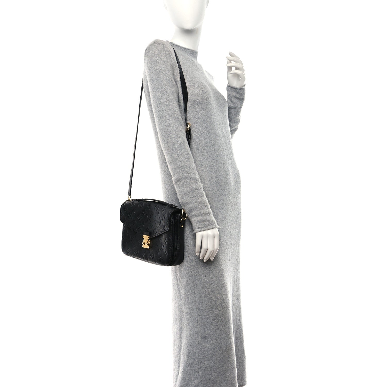 Louis Vuitton Empreinte Pochette Metis Black 2 of 9