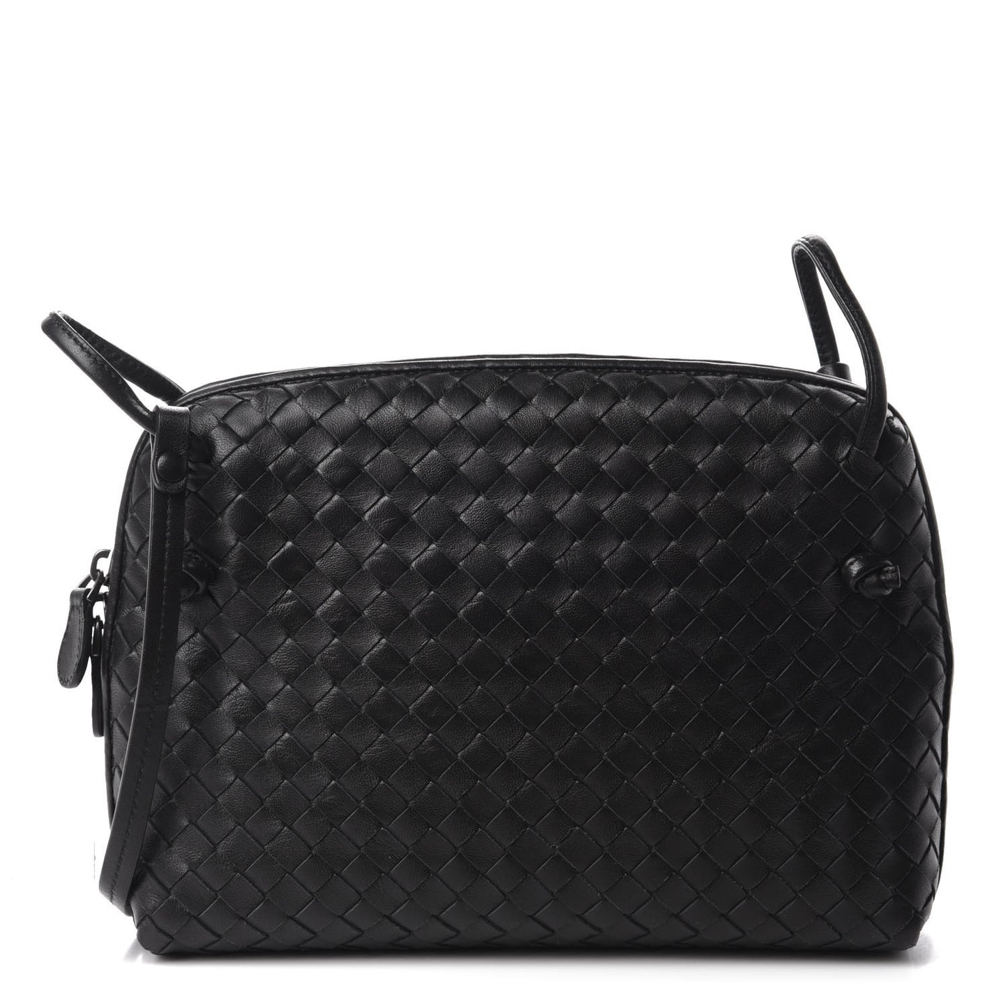 Nappa Intrecciato Nodini Bag Black