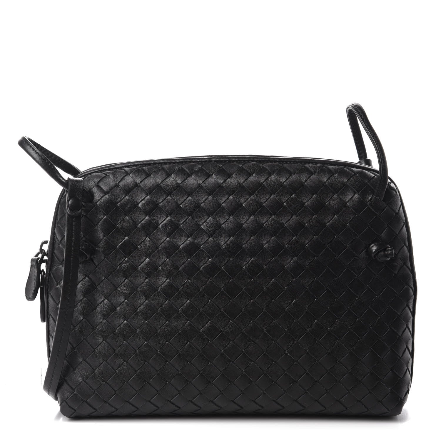 Bottega Veneta Nappa Intrecciato Nodini Bag Black 1 of 10