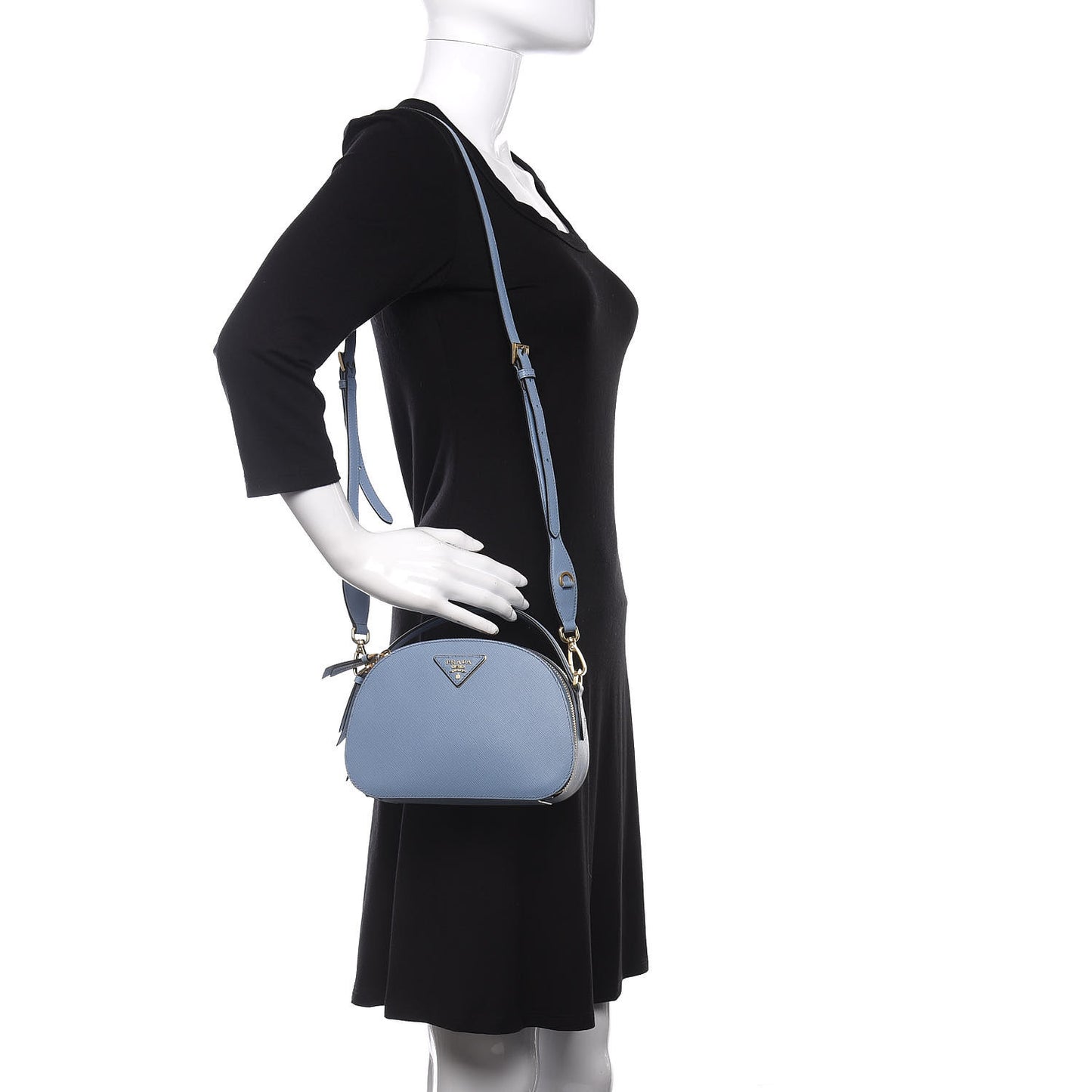 Saffiano Lux Odette Crossbody Astrale