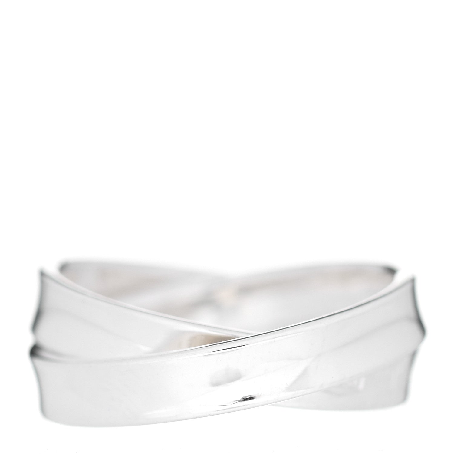 Tiffany Sterling Silver 1837 Interlocking Ring 51 5.75 3 of 4