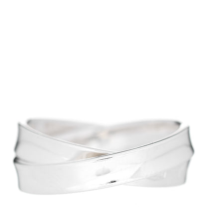 Tiffany Sterling Silver 1837 Interlocking Ring 51 5.75 3 of 4