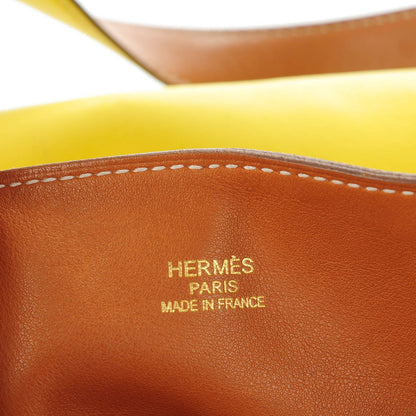Hermes Sikkim Double Sens 30 Reversible Tote Soufre Cannelle 8 of 10