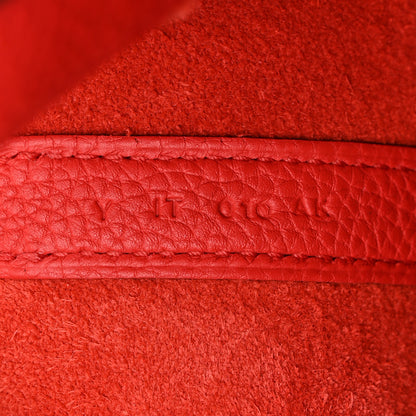 Hermes Taurillon Clemence Picotin Lock 18 PM Rouge de Coeur 7 of 11