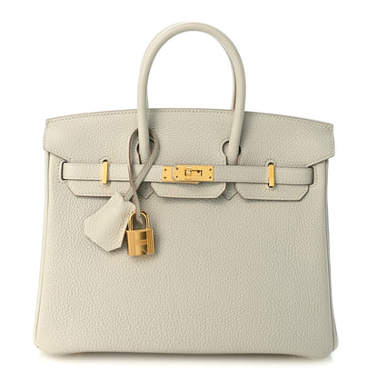 Hermes Togo Birkin 25 Gris Perle 1 of 10