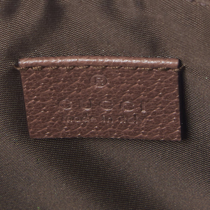 Gucci GG Supreme Monogram Textured Calfskin Web Medium Ophidia Cosmetic Case Beige Ebony New Acero 8 of 9