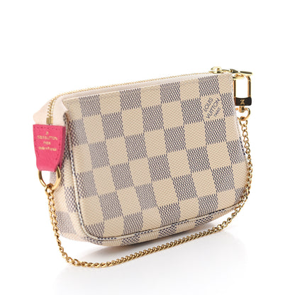 Louis Vuitton Damier Azur 2015 Christmas Animation Mini Pochette Accessories 2 of 6
