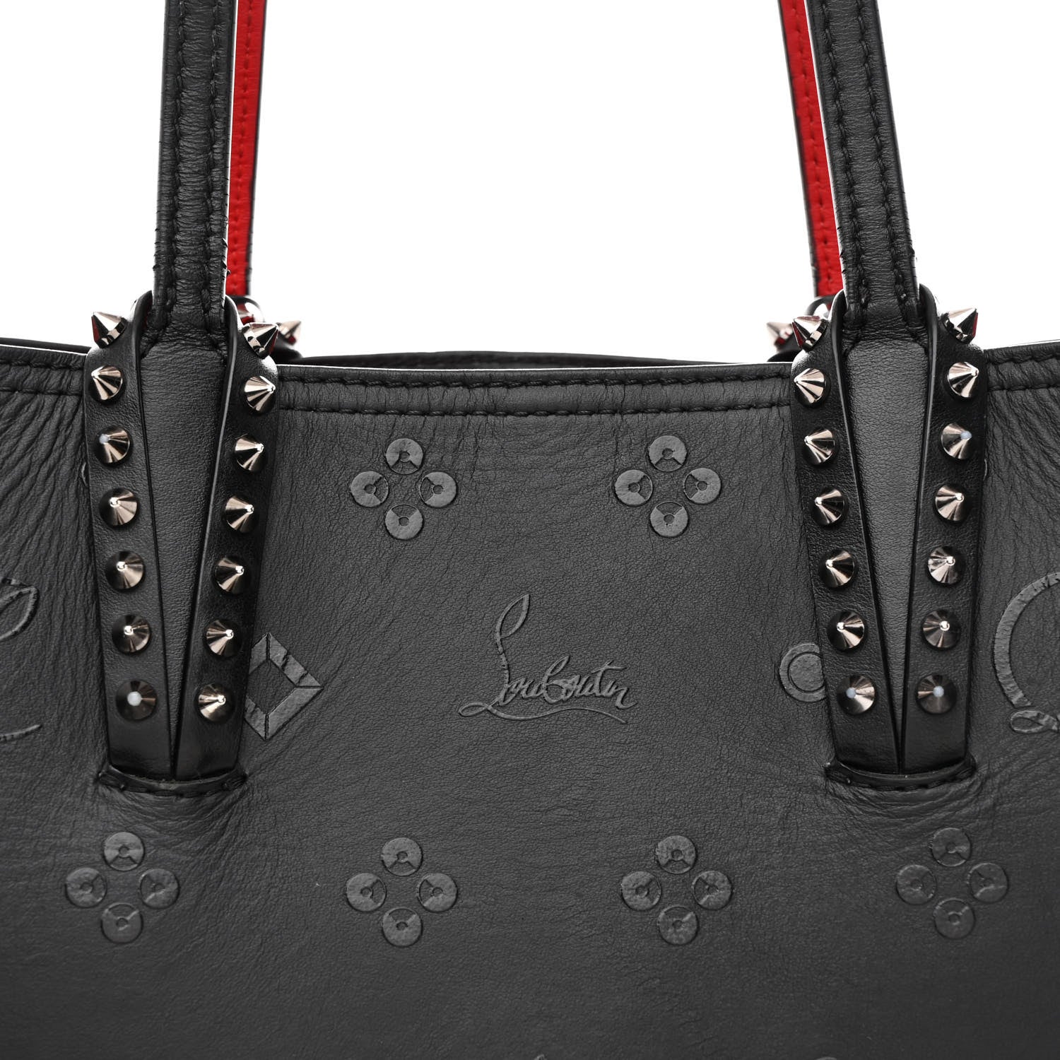 Christian Louboutin Calfskin Loubinthesky East West Cabata Tote