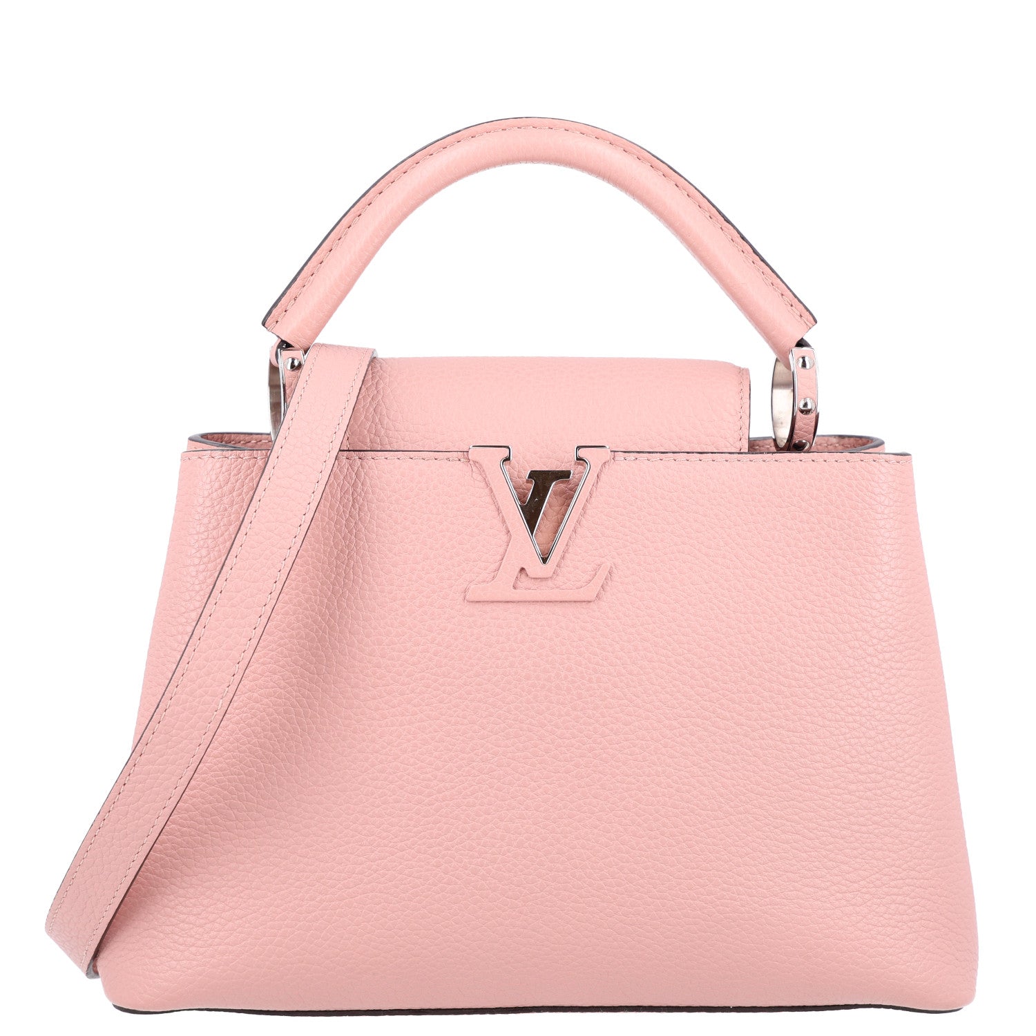 Louis Vuitton Taurillon Capucines BB Magnolia 1 of 9