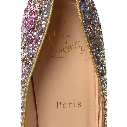 Christian Louboutin Glitter So Kate 120 Pumps 39 Rosette Gold 7 of 7