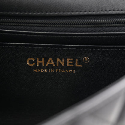 Chanel Lambskin Quilted Mini Rectangular Flap Black 6 of 11