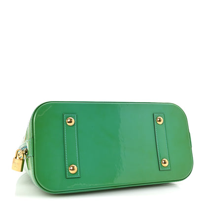 Louis Vuitton Vernis Alma PM Blue Lagon 4 of 9