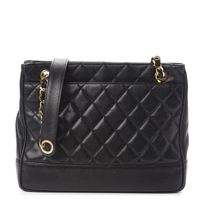 Chanel Caviar Quilted Shoulder Bag Black 1 of 15