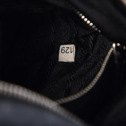Prada Nylon Vela Shoulder Bag Black 7 of 7