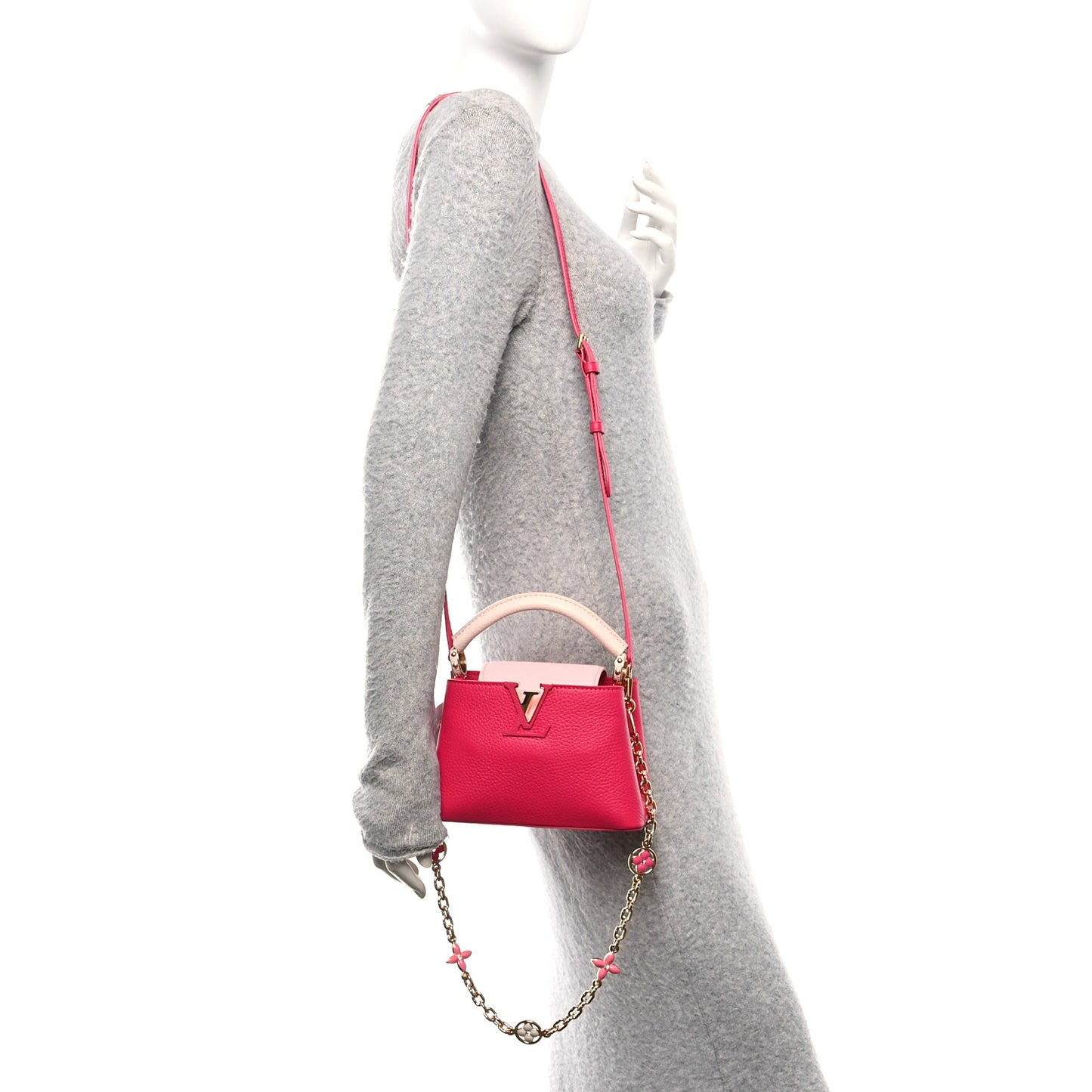 Taurillon Flower Chain Capucines Mini  Rose Pondicherry