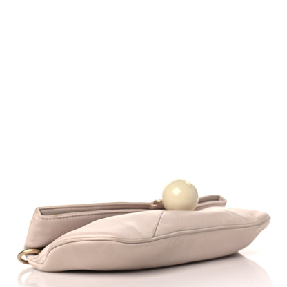Chanel Lambskin Small Coco Ball Fold Over Bag Light Pink 4 of 9