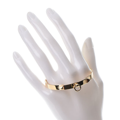 Hermes 18K Yellow Gold PM Collier De Chien Bracelet SH 2 of 5
