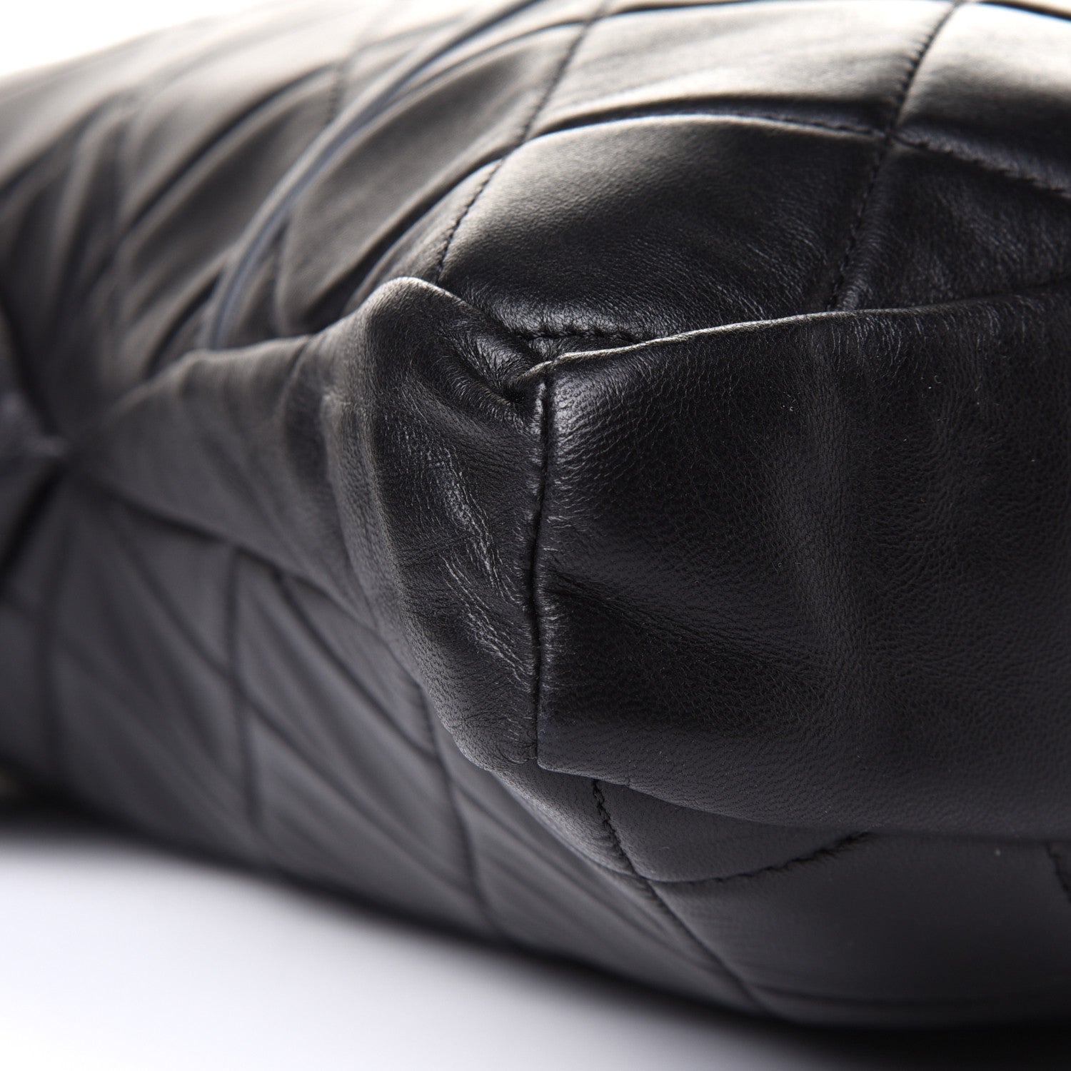 Chanel Lambskin Quilted Large Girl Bag Black 17 of 18