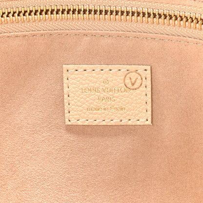 Louis Vuitton Empreinte Monogram Giant Neverfull MM Creme Rose Trianon 7 of 9