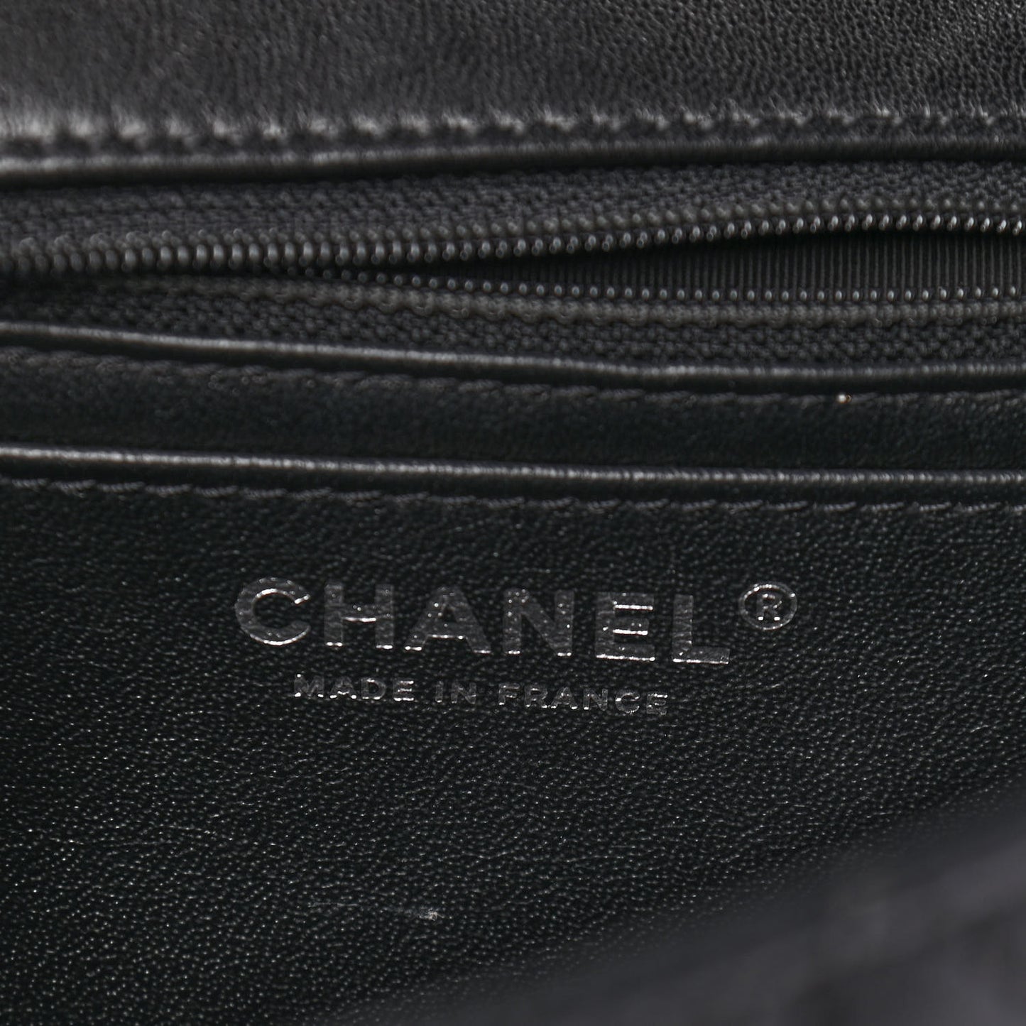 Lambskin Quilted Elementary Chic Flap Black