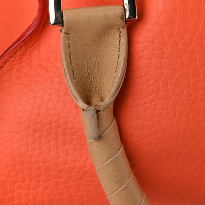 Chloe Calfskin Medium Marcie Satchel Orange Fizz 10 of 11