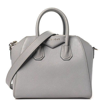 Givenchy Sugar Goatskin Mini Antigona Pearl Grey 1 of 13