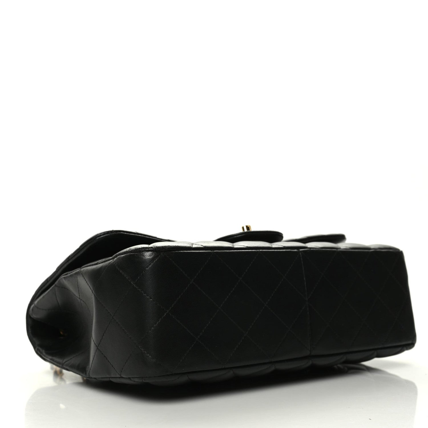 Chanel Lambskin Quilted Jumbo Single Flap Black 3 of 8