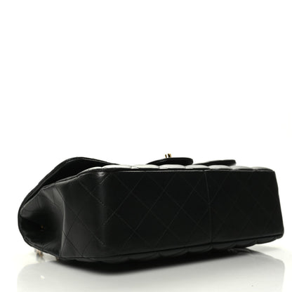 Chanel Lambskin Quilted Jumbo Single Flap Black 3 of 8