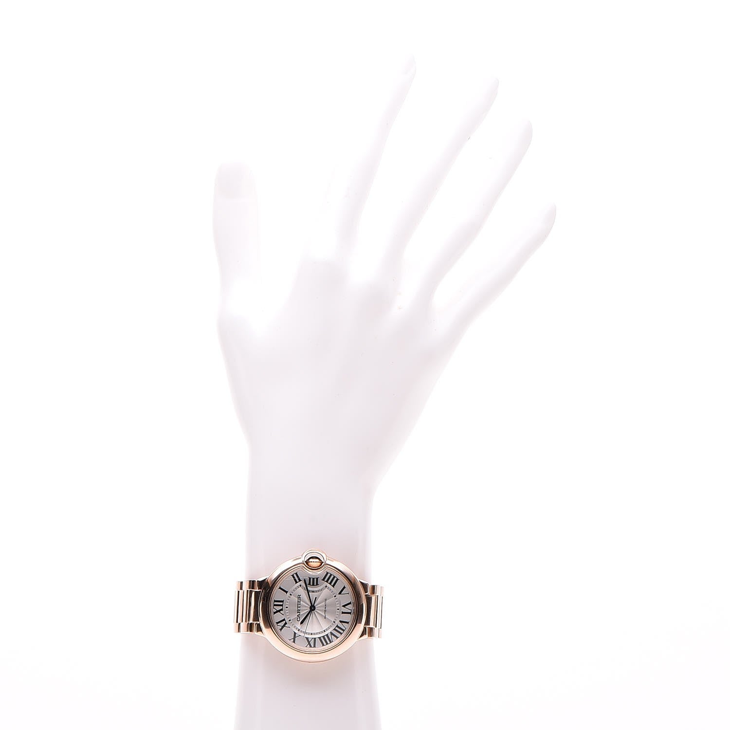 Cartier 18K Pink Gold 36mm Ballon Bleu De Automatic Watch 2 of 9
