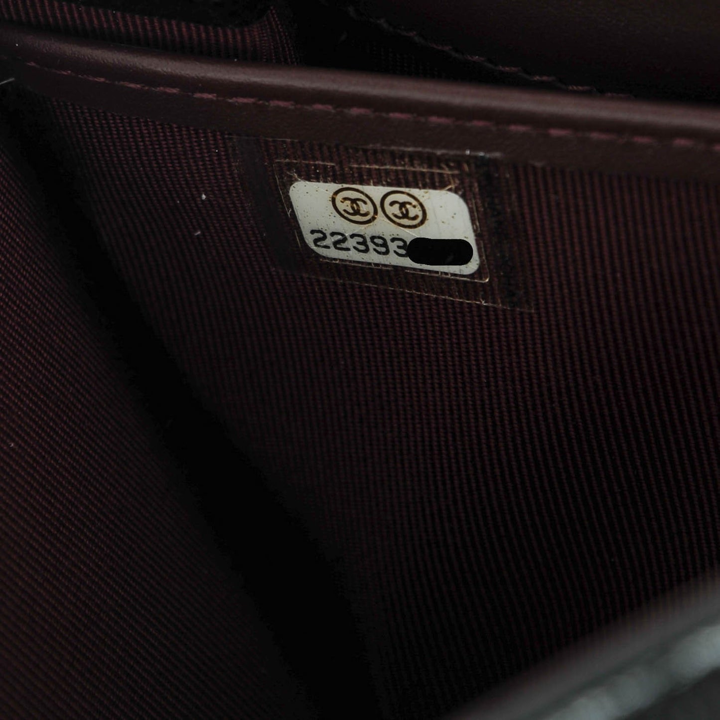 Caviar Chevron Quilted Large Flap Wallet Black