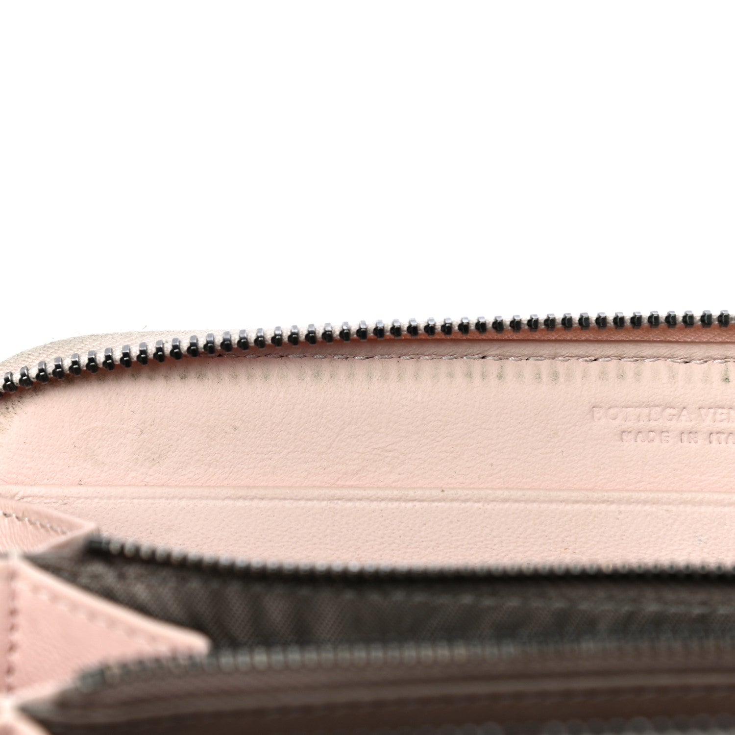 Bottega Veneta Nappa Intrecciato Zip Around Wallet Petal Pink 20 of 36